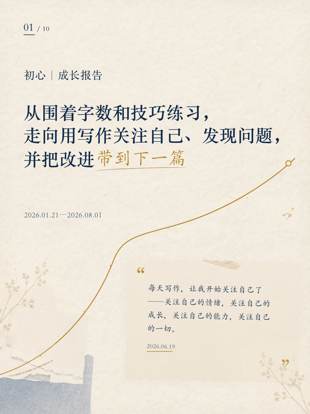 初心成长报告第 1 页