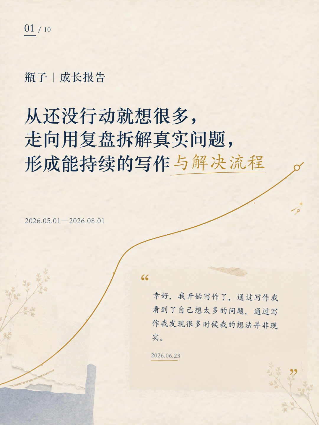 瓶子成长报告第 1 页
